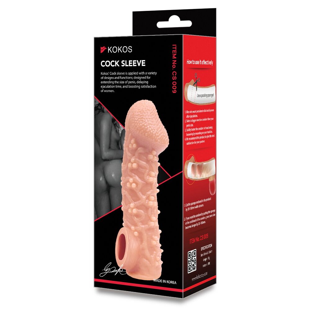Насадка на член Kokos Cock Sleeve CS 009 L