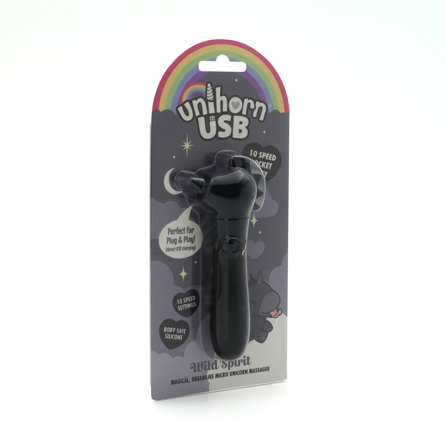 Вібратор-єдиноріжка Unihorn USB Bullet – Wild Spirit, віброкуля, USB-зарядка, 10 режимів