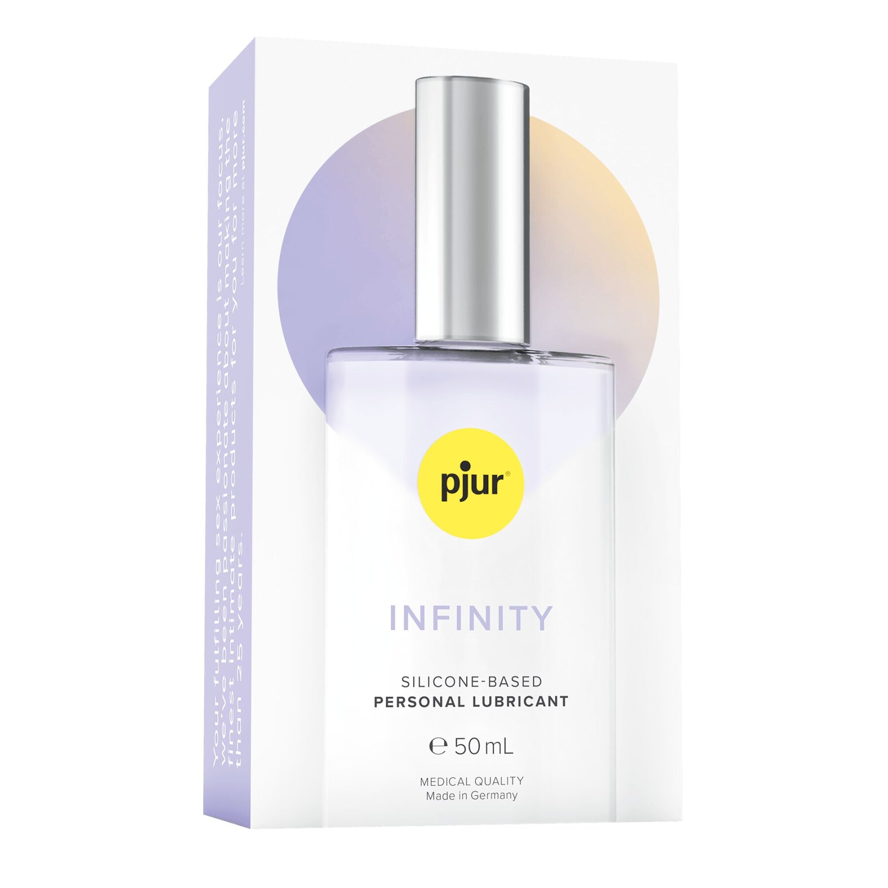 Преміальний лубрикант на силіконовій основі pjur INFINITY silicone-based 50 мл, 2в1 для сексу та масажу