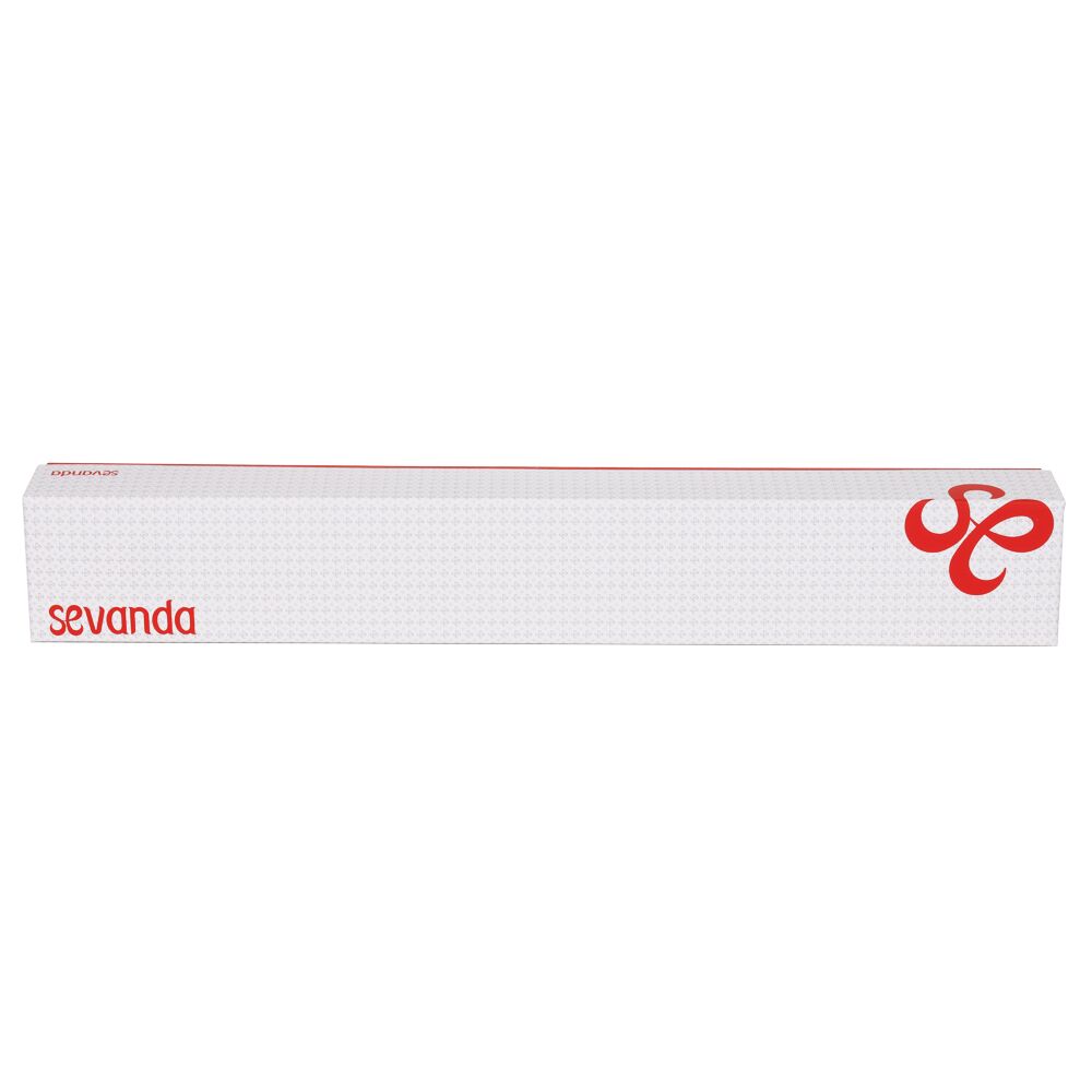 Флогер LOCKINK SEVANDA Red & Black Braided Tail Flogger, червоно-чорний, хвости з вузликами