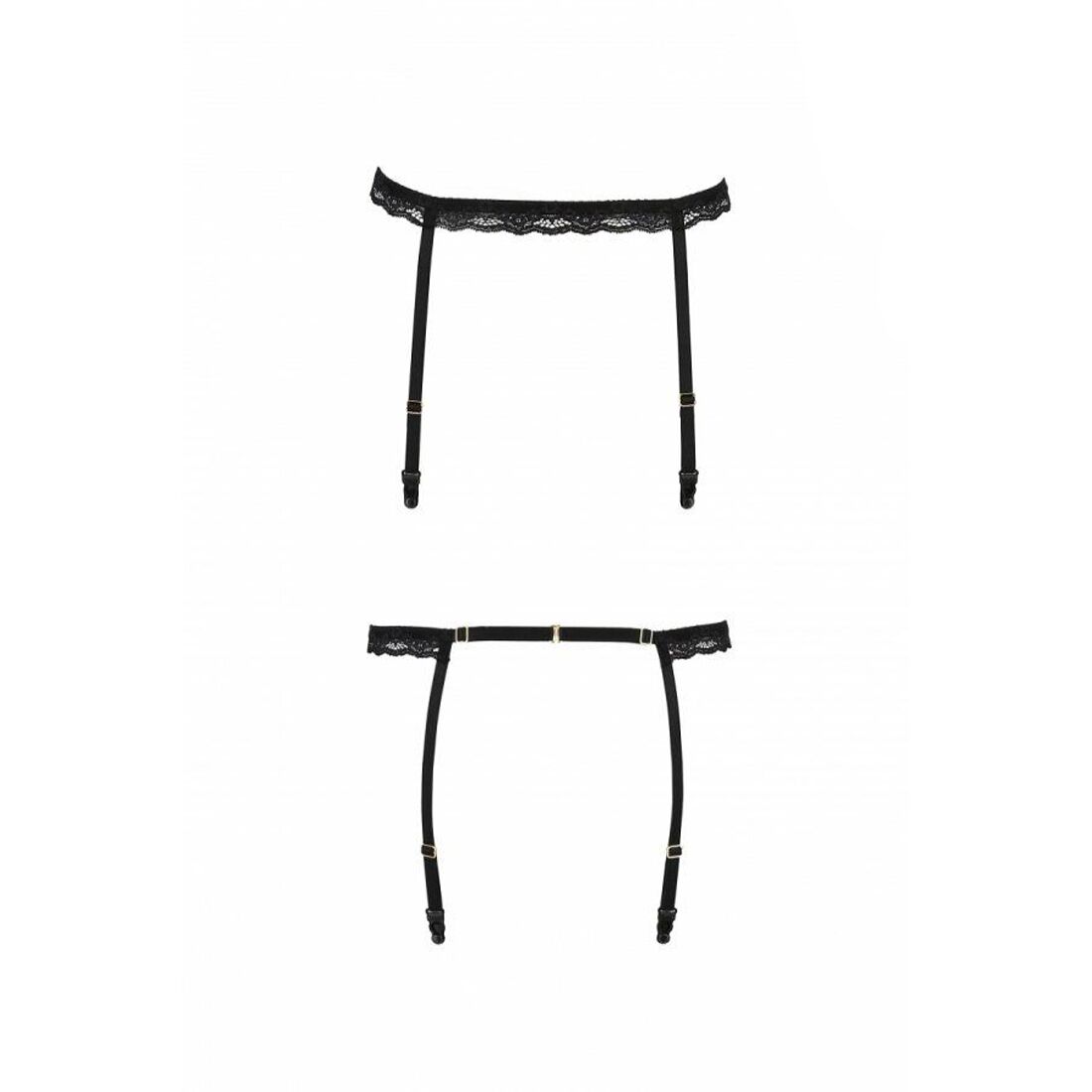 Пояс-стрепи для панчох Passion Exclusive SHELLY GARTER BELT S/M, black