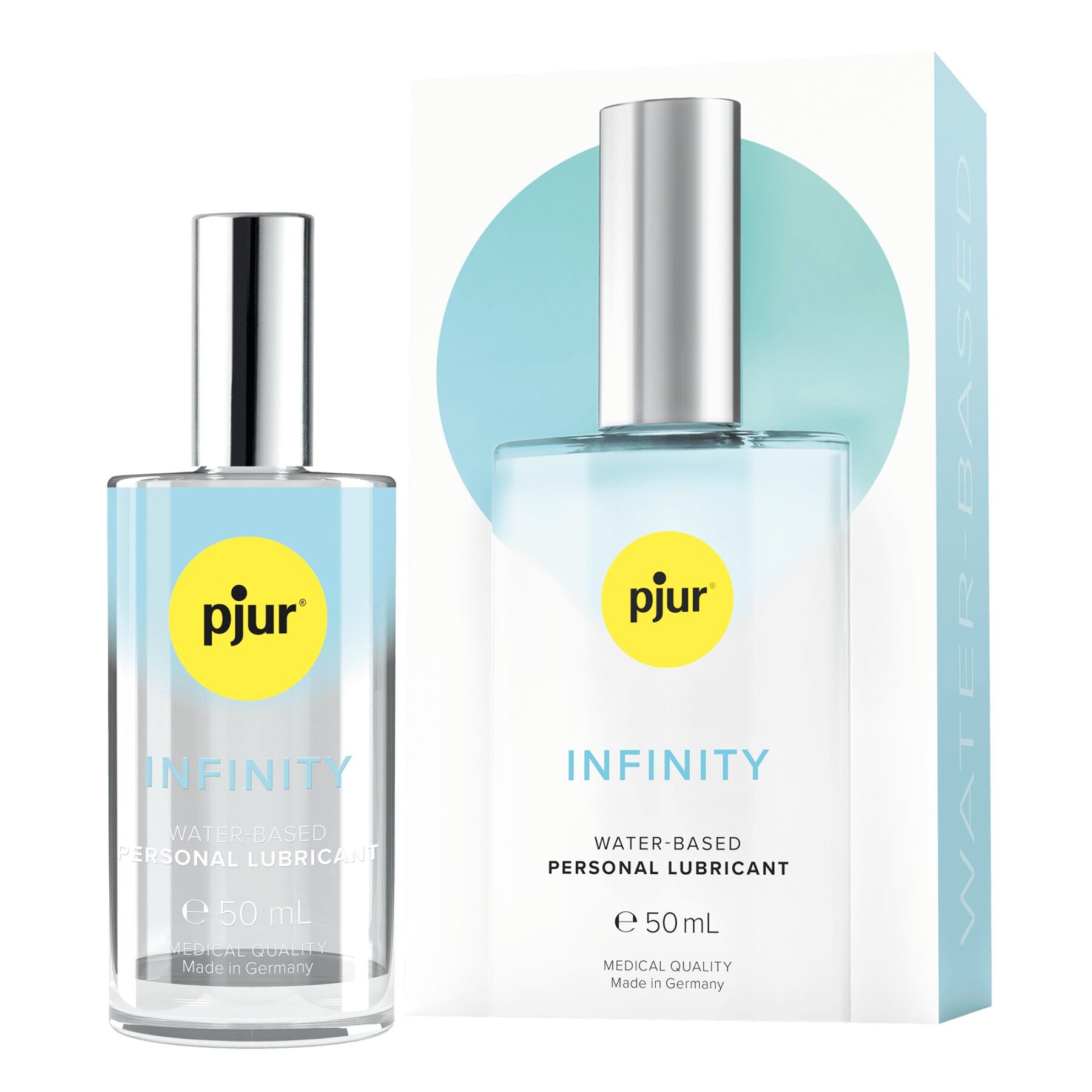 Преміальна змазка на водній основі pjur INFINITY water-based 50 мл, без запашників та консервантів