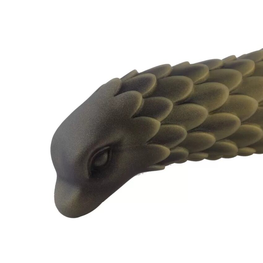 Фалоімітатор для секс-машин Hismith 8.5″ Squama Beast Silicone Dildo Monster Series, KlicLok