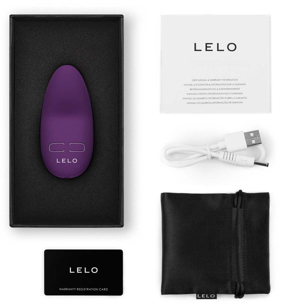Мінівібратор для клітора LELO Lily 3 Dark Plum, 10 режимів, дуже потужний