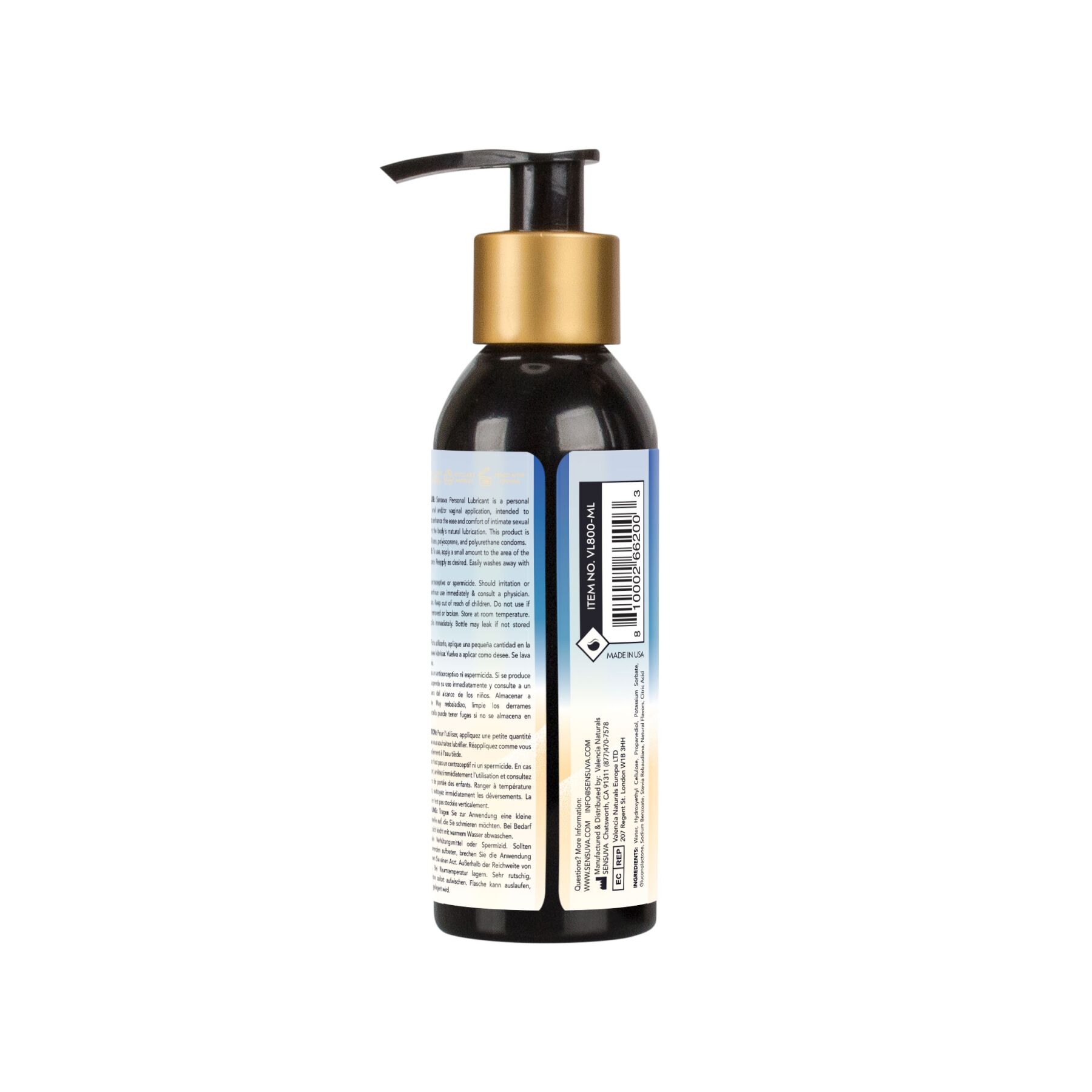 Змазка на водній основі Sensuva Jelly Water-Based (125 мл), дуже густа, підходить для аналу