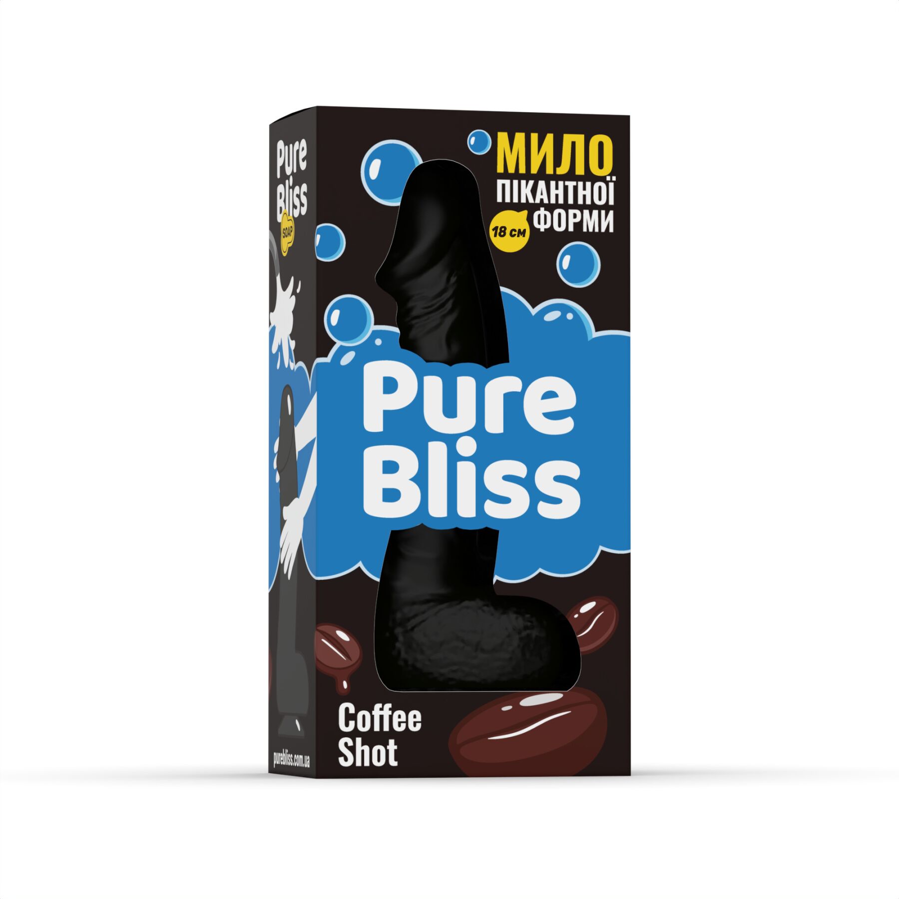 Ароматне мило пікантної форми Pure Bliss Black Coffee Shot (Кава) 18 см