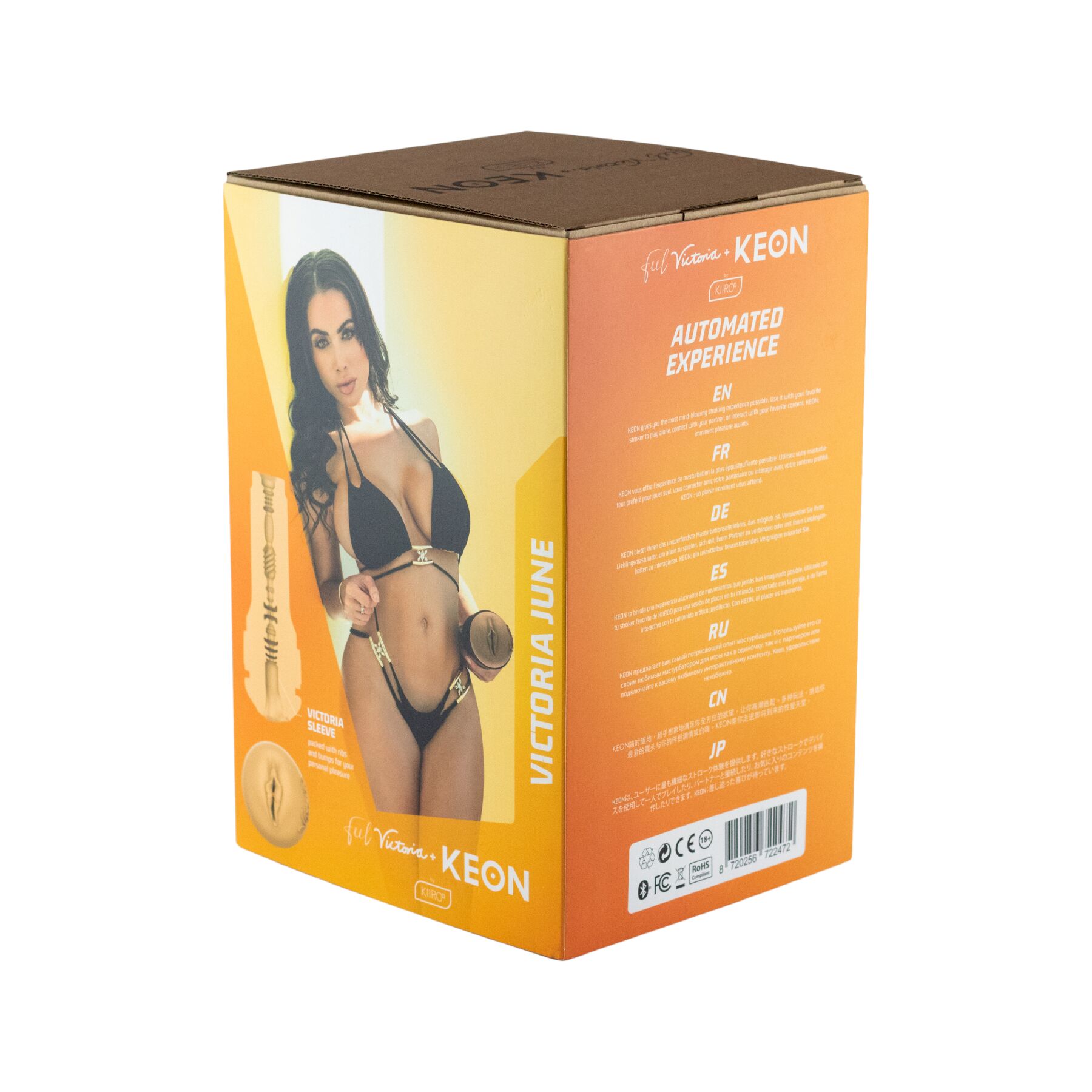 Інтерактивна секс-машина для чоловіків Kiiroo Keon Combo Set з мастурбатором Feel Victoria