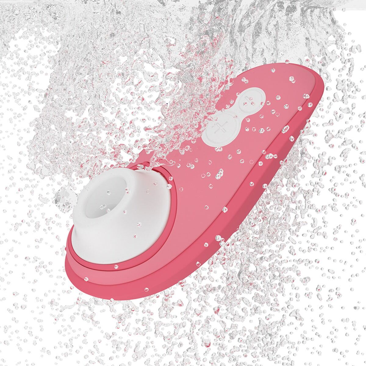 Вакуумний кліторальний стимулятор Womanizer Liberty 2 Vibrant Rose, 8 режимів, магнітна кришечка