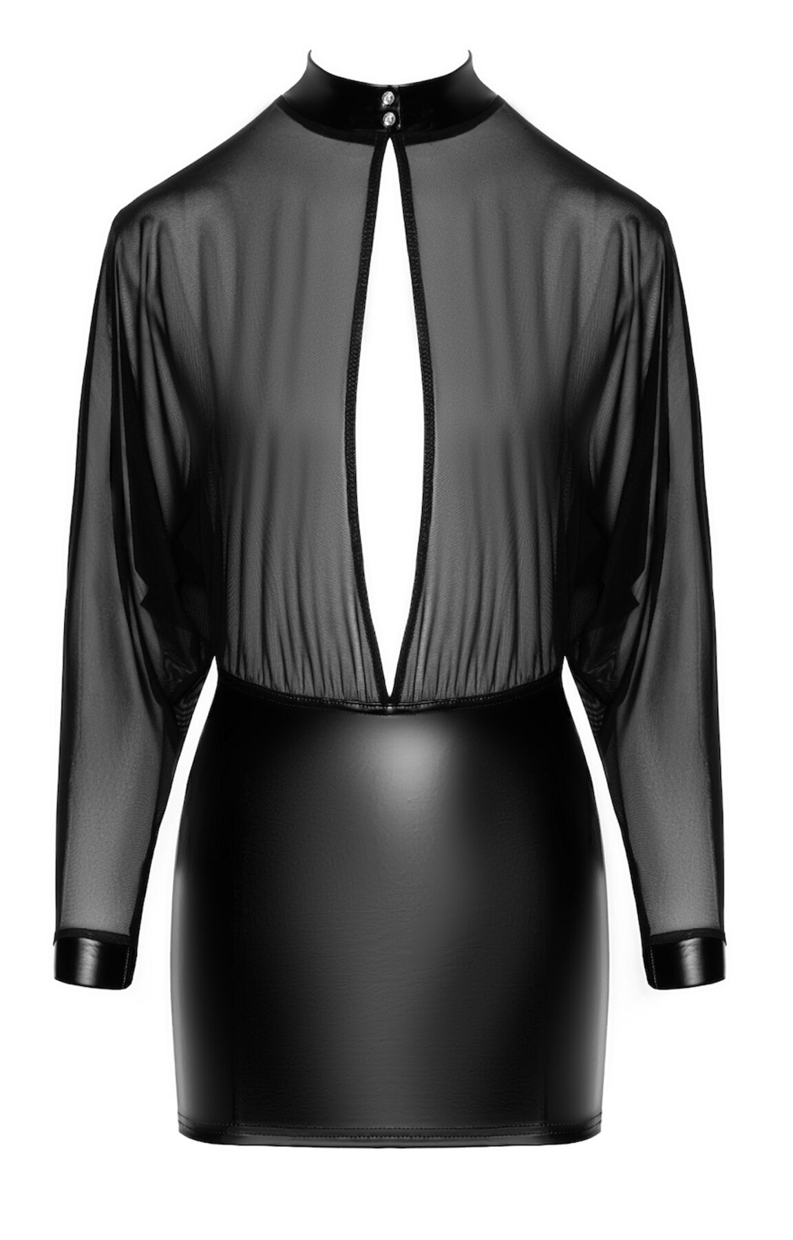 Сукня Noir Handmade F348 Powerwetlook and tulle dress - L