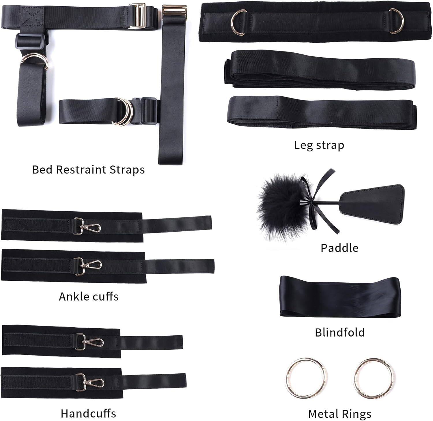 БДСМ-набір LOCKINK YEAHWOW Bed Restraint set