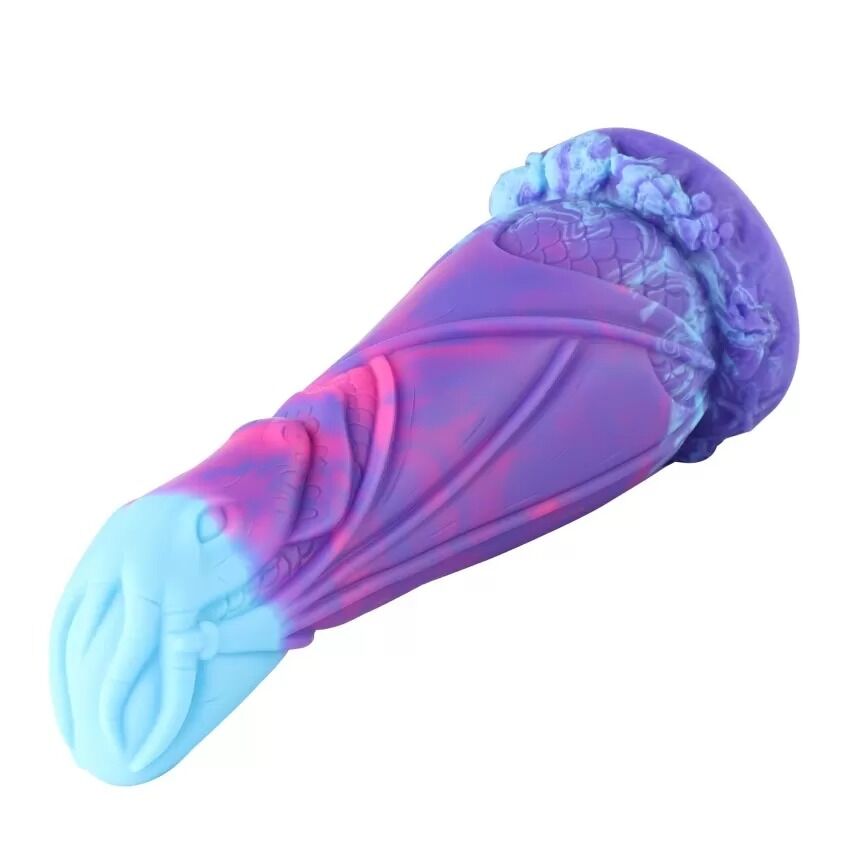 Фалоімітатор для секс-машин Hismith 7.48″ Silicone Dildo HSA139 Monster Series, система KlicLok