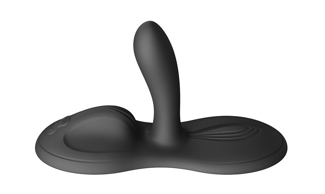 Sit-on-top смарт-вібратор Zalo – Flora Smart Vibrating Pad Obsidian Black, 9 моторів