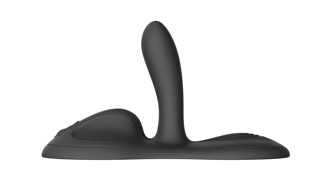 Sit-on-top смарт-вібратор Zalo – Flora Smart Vibrating Pad Obsidian Black, 9 моторів