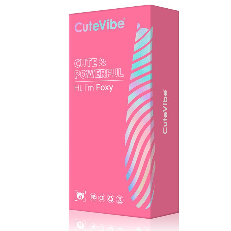 Вакуумний стимулятор з вібрацією CuteVibe Foxy Pink