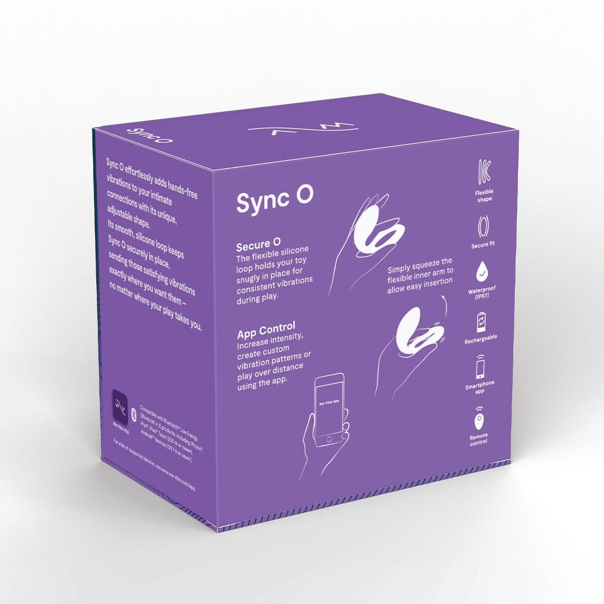 Смарт-вібратор для пар We-Vibe Sync O Light Purple, пульт ДК