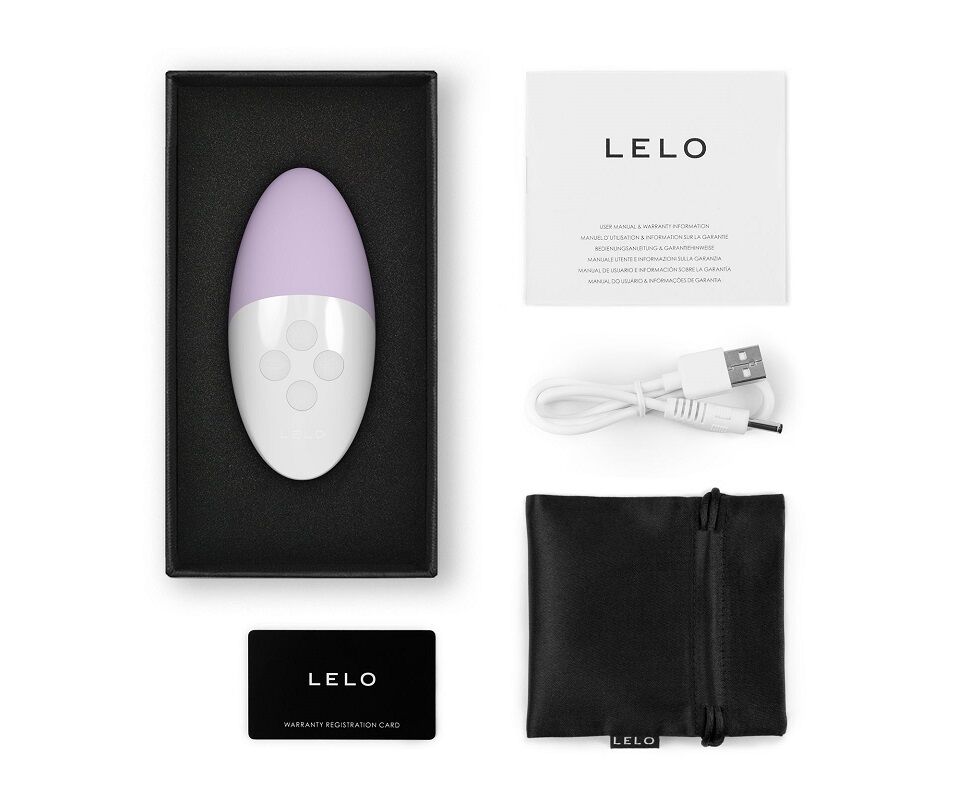 Музичний вібратор для клітора LELO SIRI 3 Calm Lavender, вібрації в ритмі звуків без смартфона