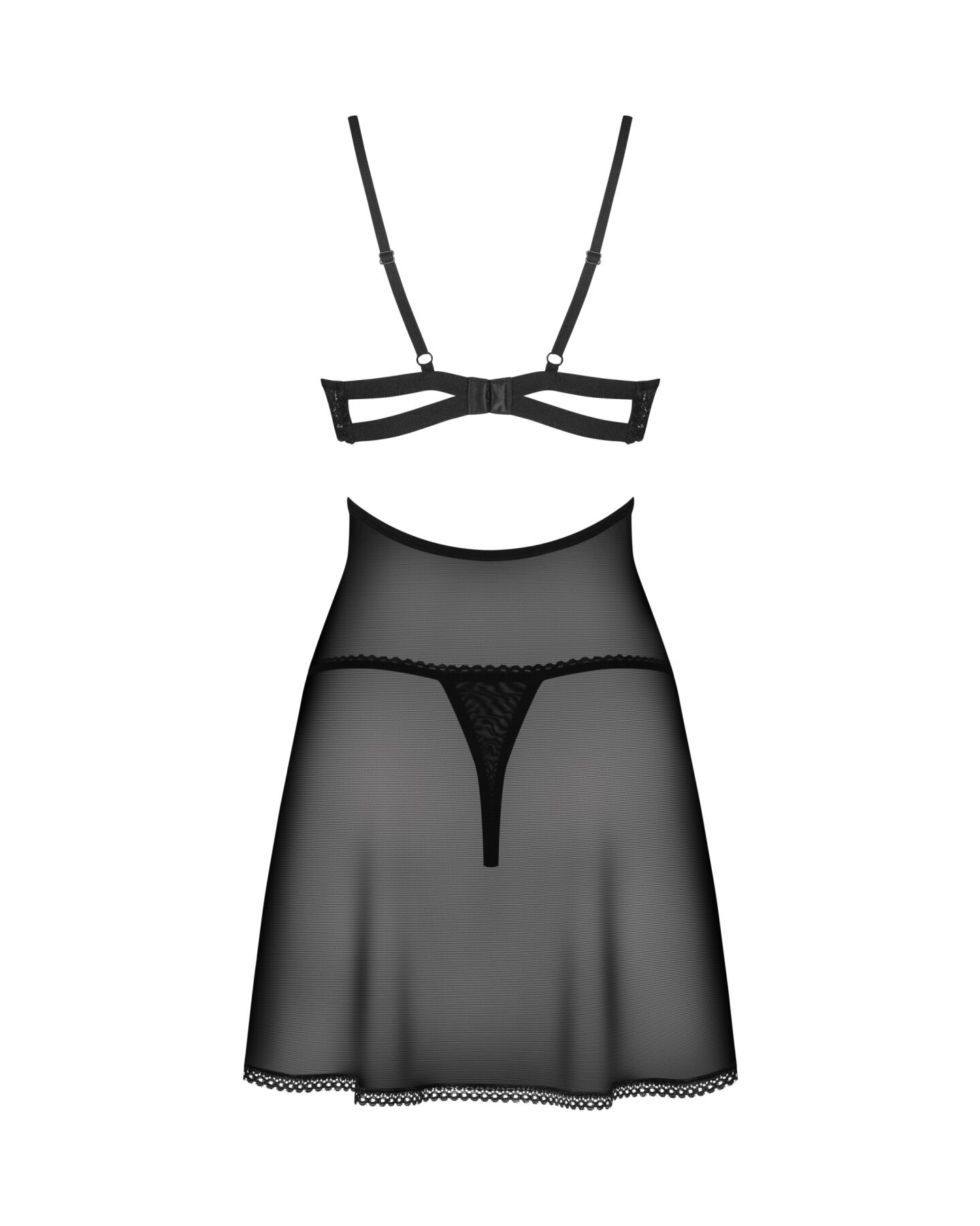 Бебі-дол Obsessive Nutris babydoll & thong M/L