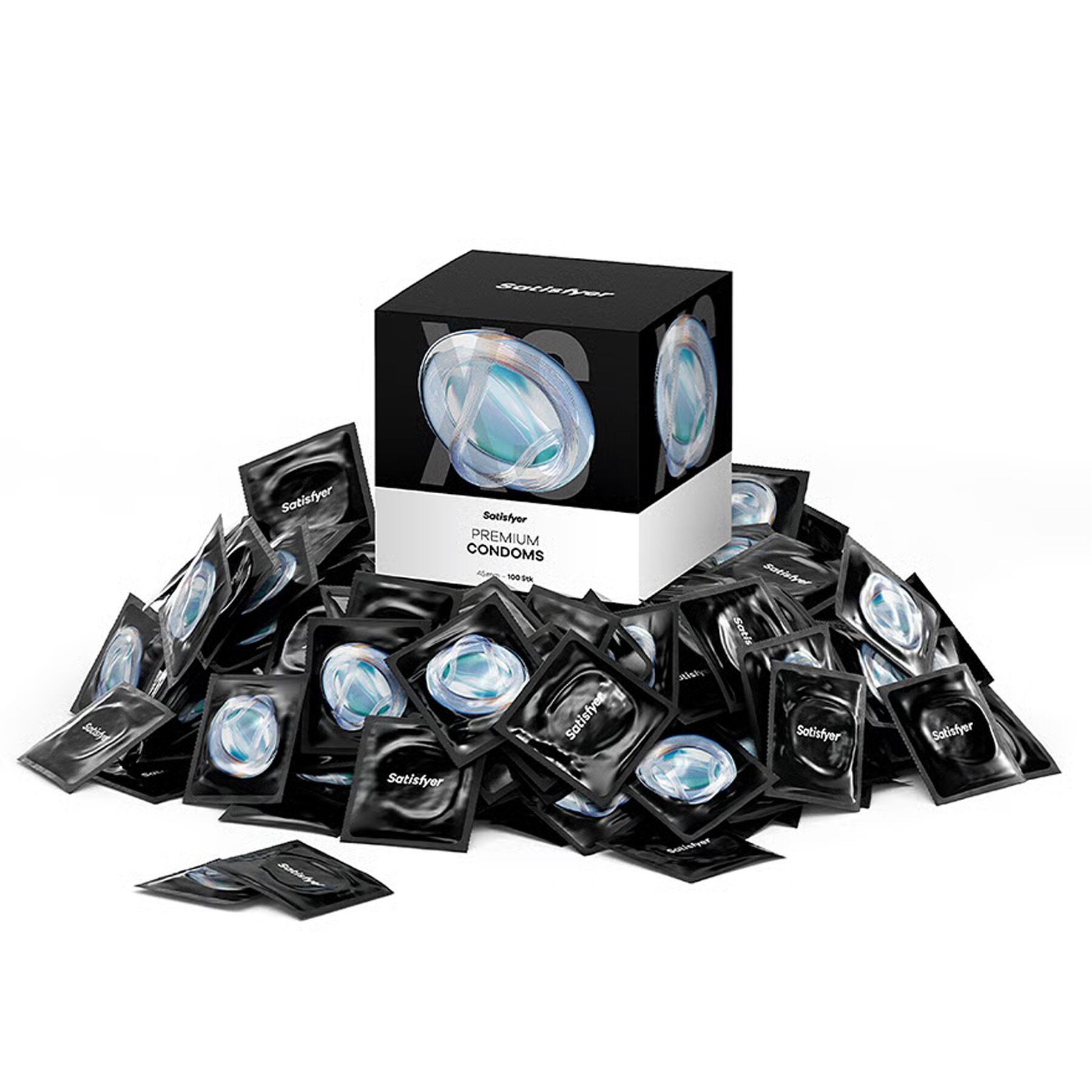 Набір презервативів Satisfyer Premium Condoms M (53 мм) 100 шт