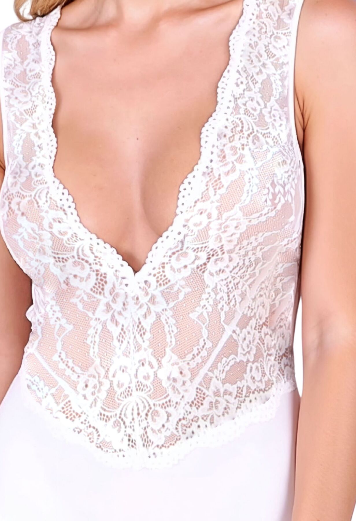 Боді Passion EVALIE BODY white XL