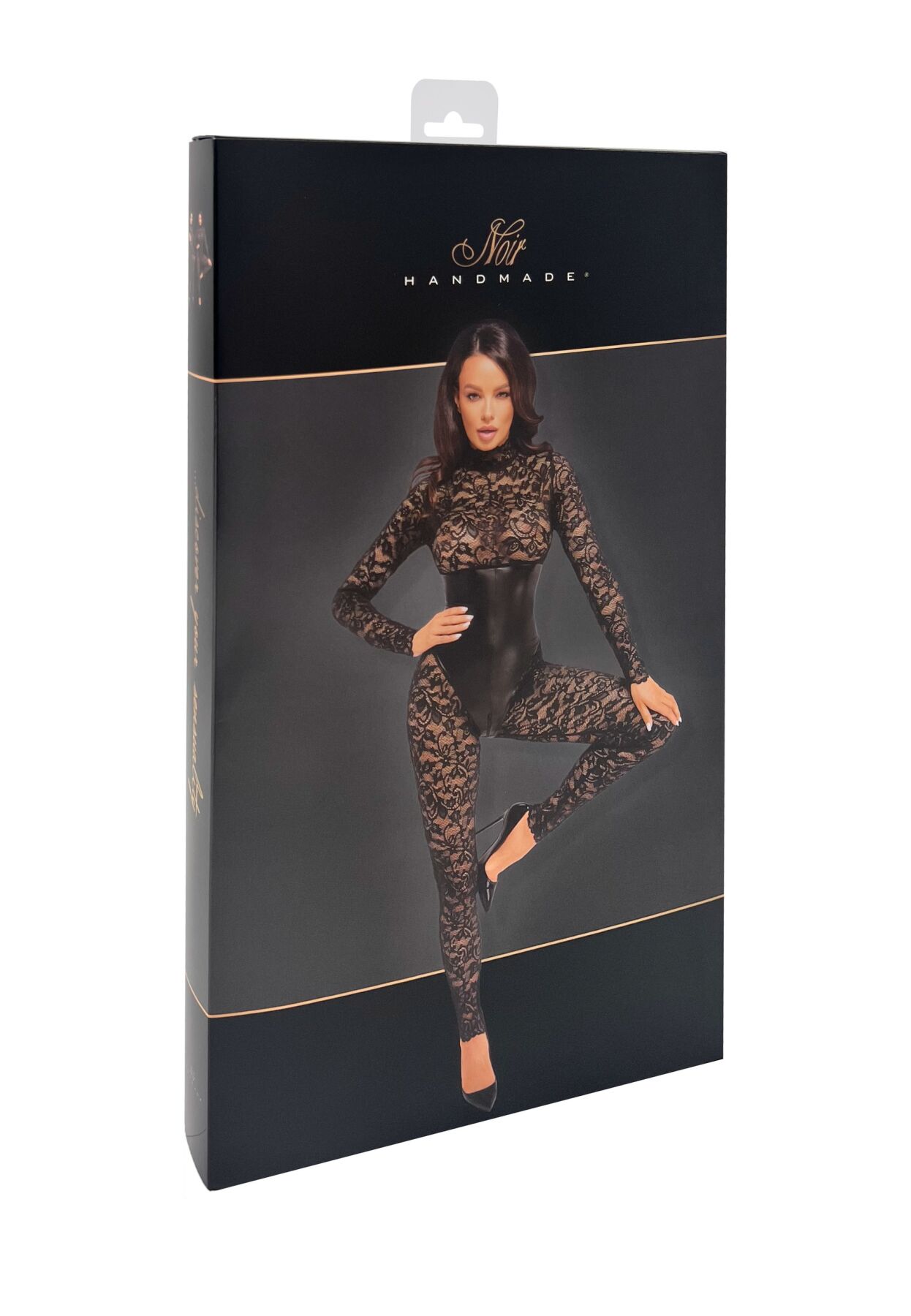 Комбінезон Noir Handmade F299 Enigma, M, мереживо, довгий рукав, імітація корсета, доступ