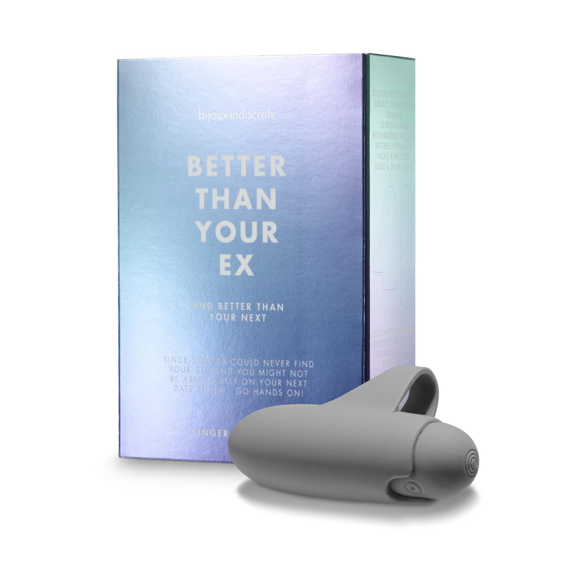 Вібратор на палець Bijoux Indiscrets Better Than Your Ex, діаметр 2,5 см, 10 режимів, перезаряджуваний