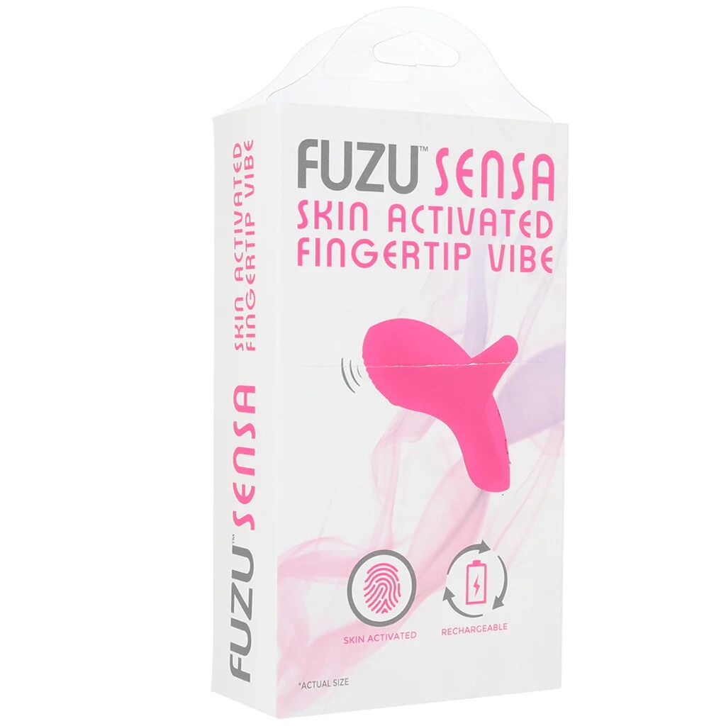 Вібратор на палець FUZU Sensa Skin Activated Fingertip Vibe – Pink, сенсорне керування, 8 режимів