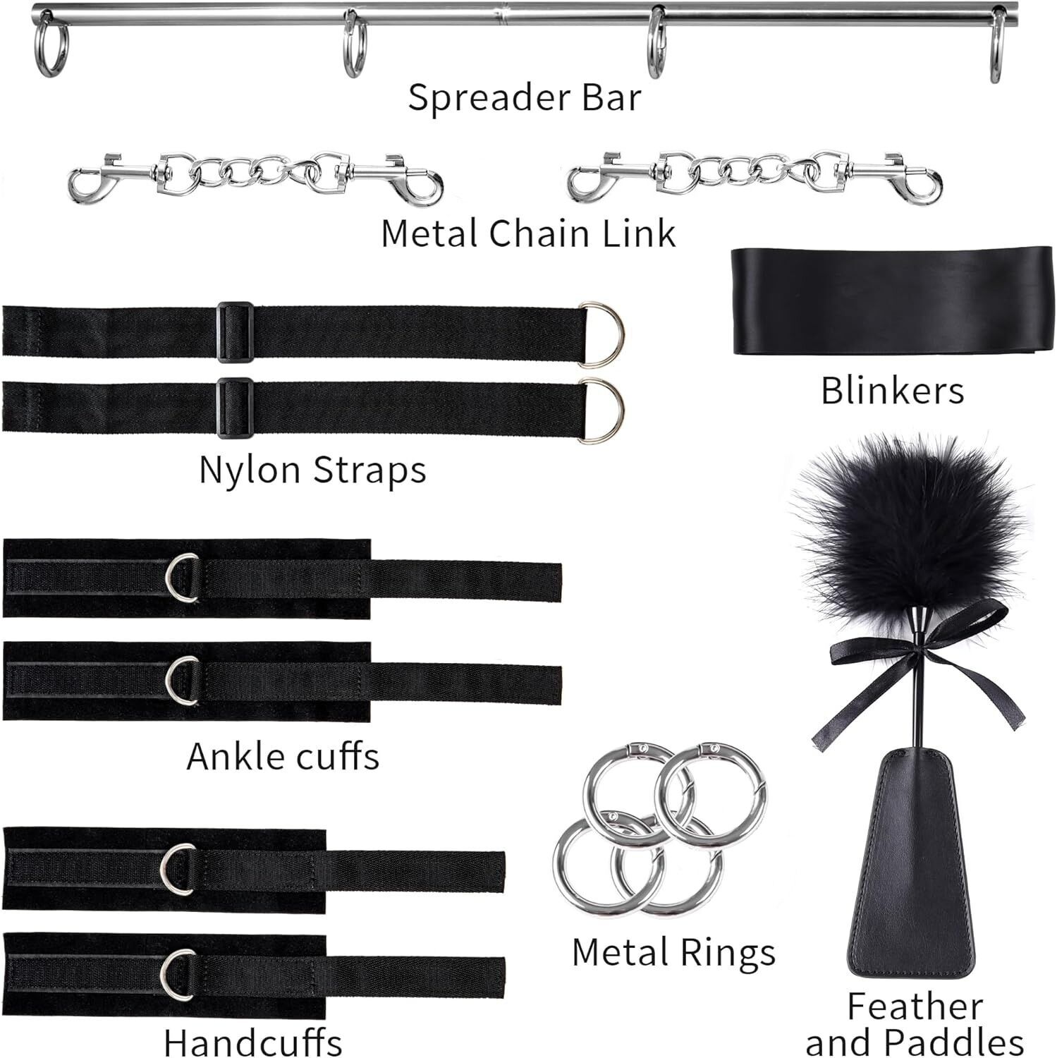 БДСМ-набір LOCKINK YEAHWOW Door Swing & Leg Spreader Bondage set