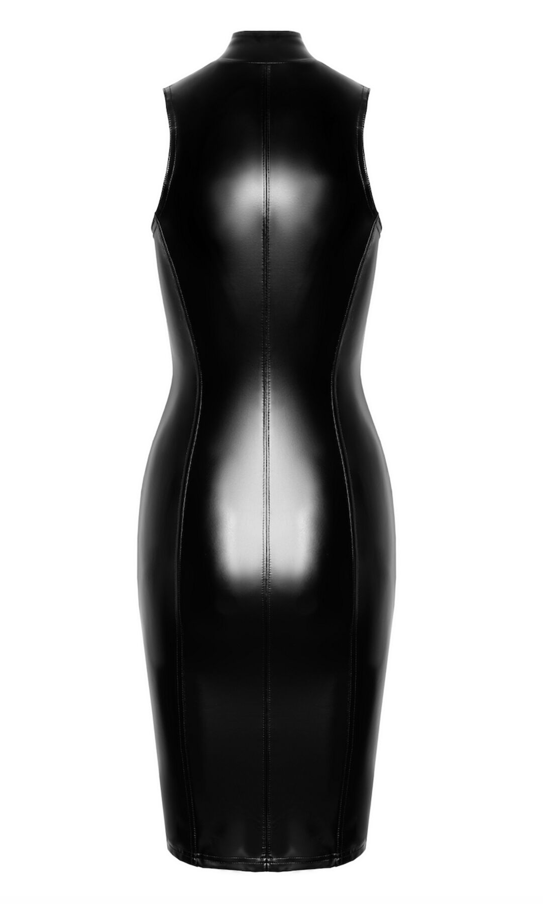 Сукня Noir Handmade F337 Powerwetlook midi dress - 3XL