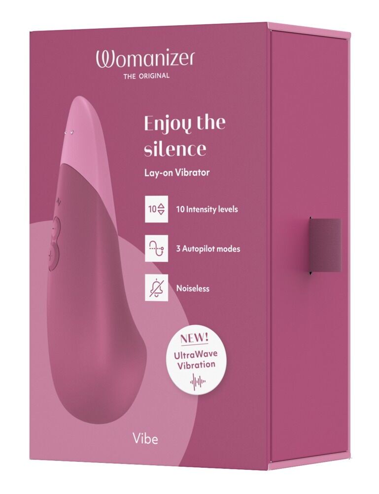 Мінівібратор Womanizer Vibe Dusky Pink, 3 авторежими + 10 рівнів інтенсивності