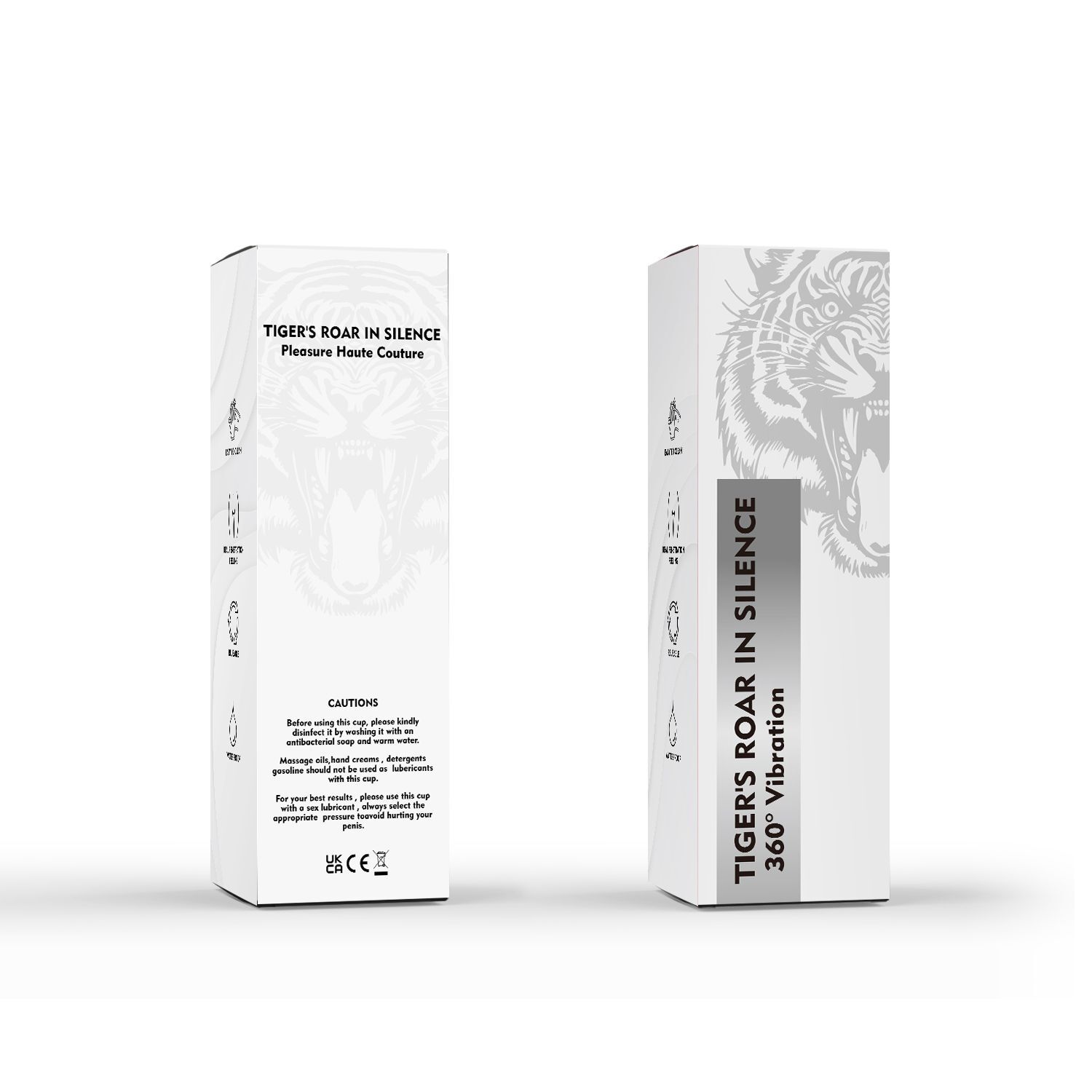 Мастурбатор Men Powerup TIGER'S ROAR IN SILENCE 360 Vibration