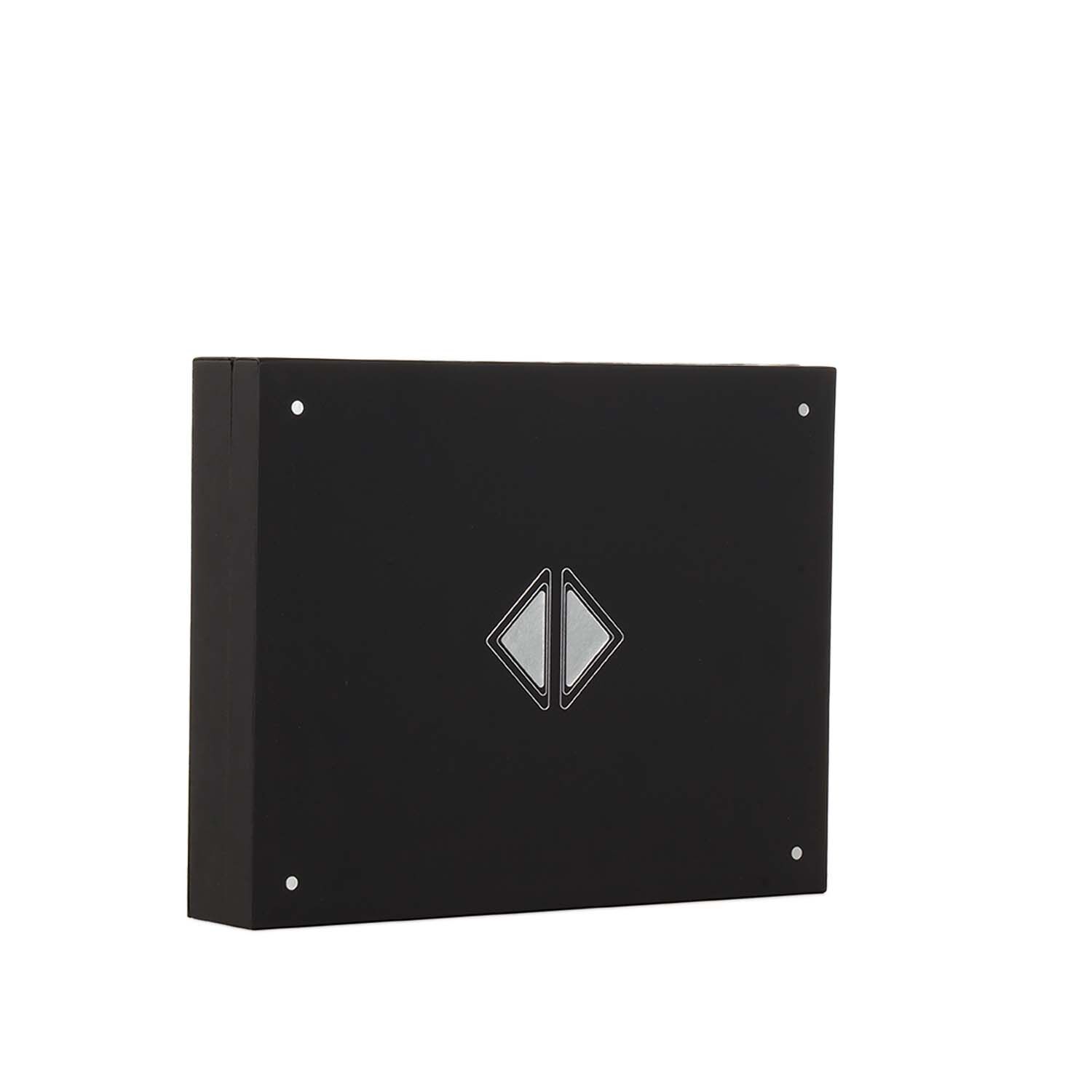 Маска на очі LOCKINK Blindfold Kit, чорна, натуральна шкіра, регульований обсяг