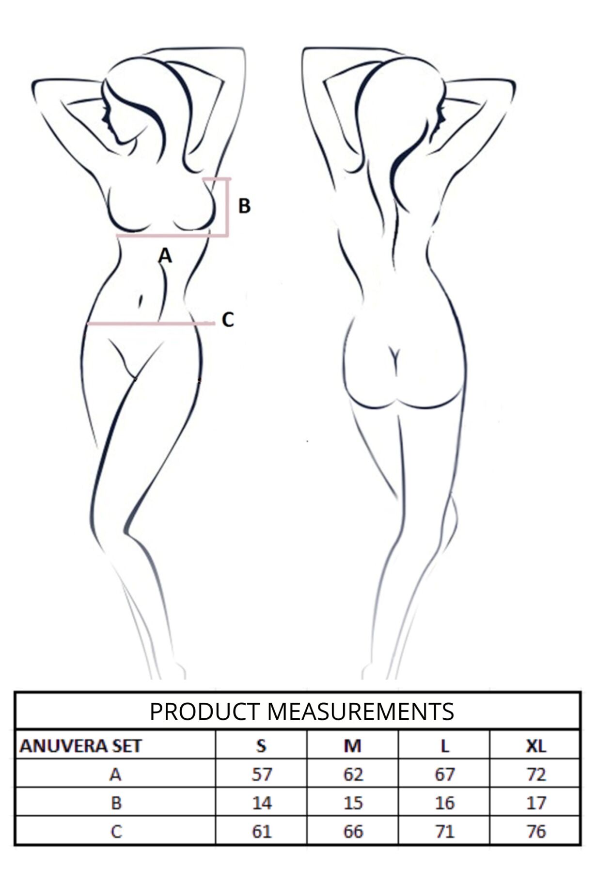 Комплект Passion ANUVERA SET white S