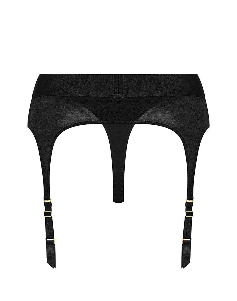 Трусики для страпона з підв’язками для панчіх Strap-On-Me REBEL HARNESS - XS