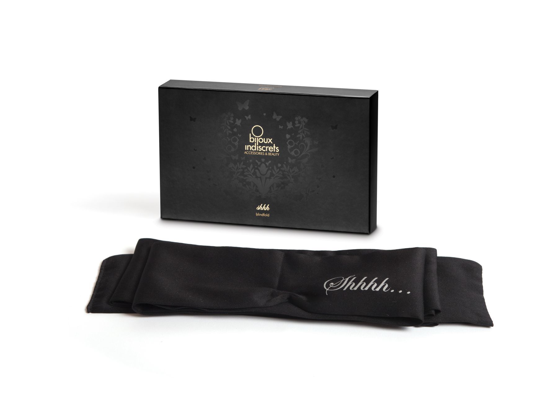 Пов’язка-стрічка 2в1 Bijoux Indiscrets: Shhh (пов’язка на очі і стрічка для зв’язування)