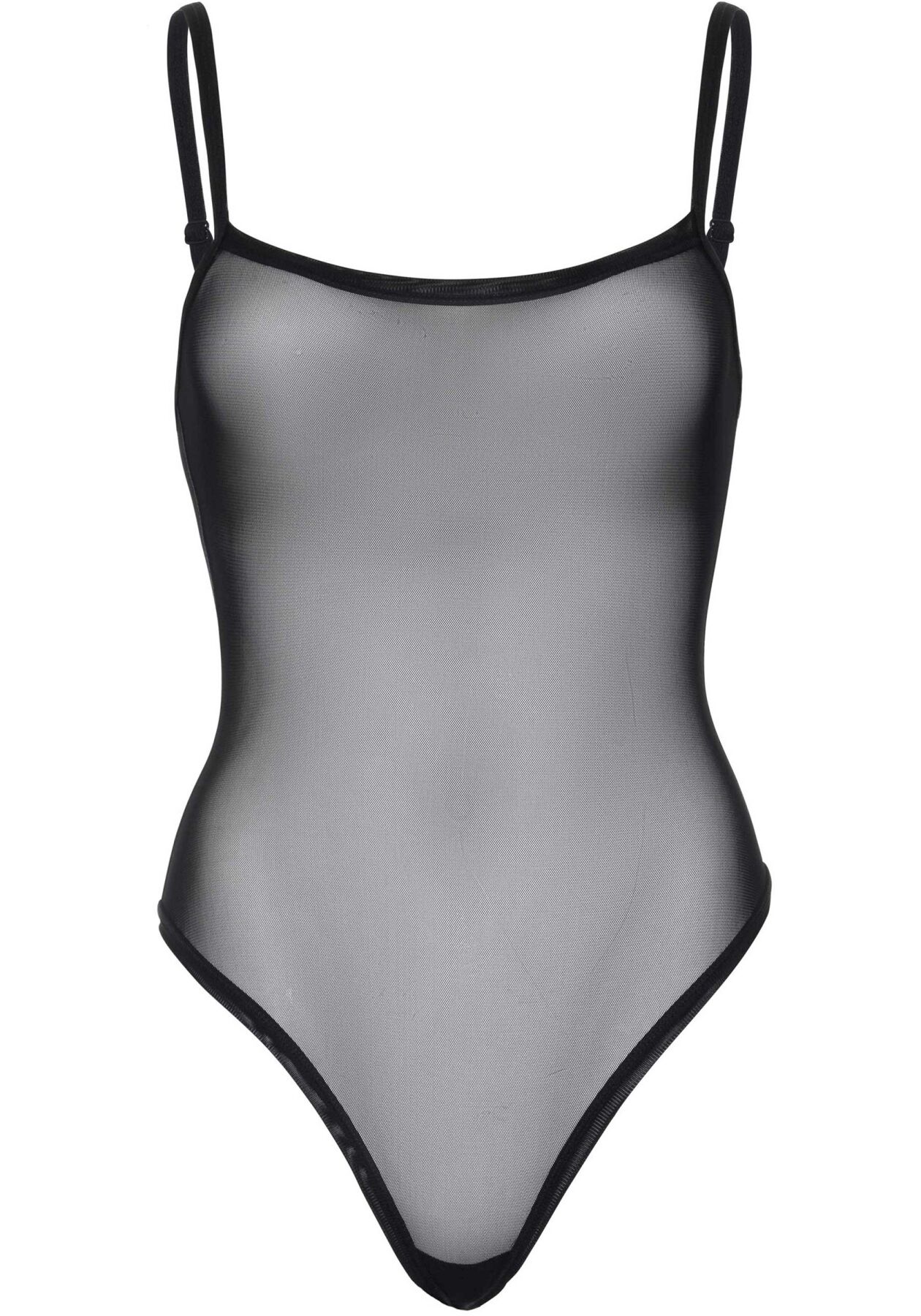 Еротичне боді Leg Avenue Cami bodysuit with thong Black M/L, на бретелях