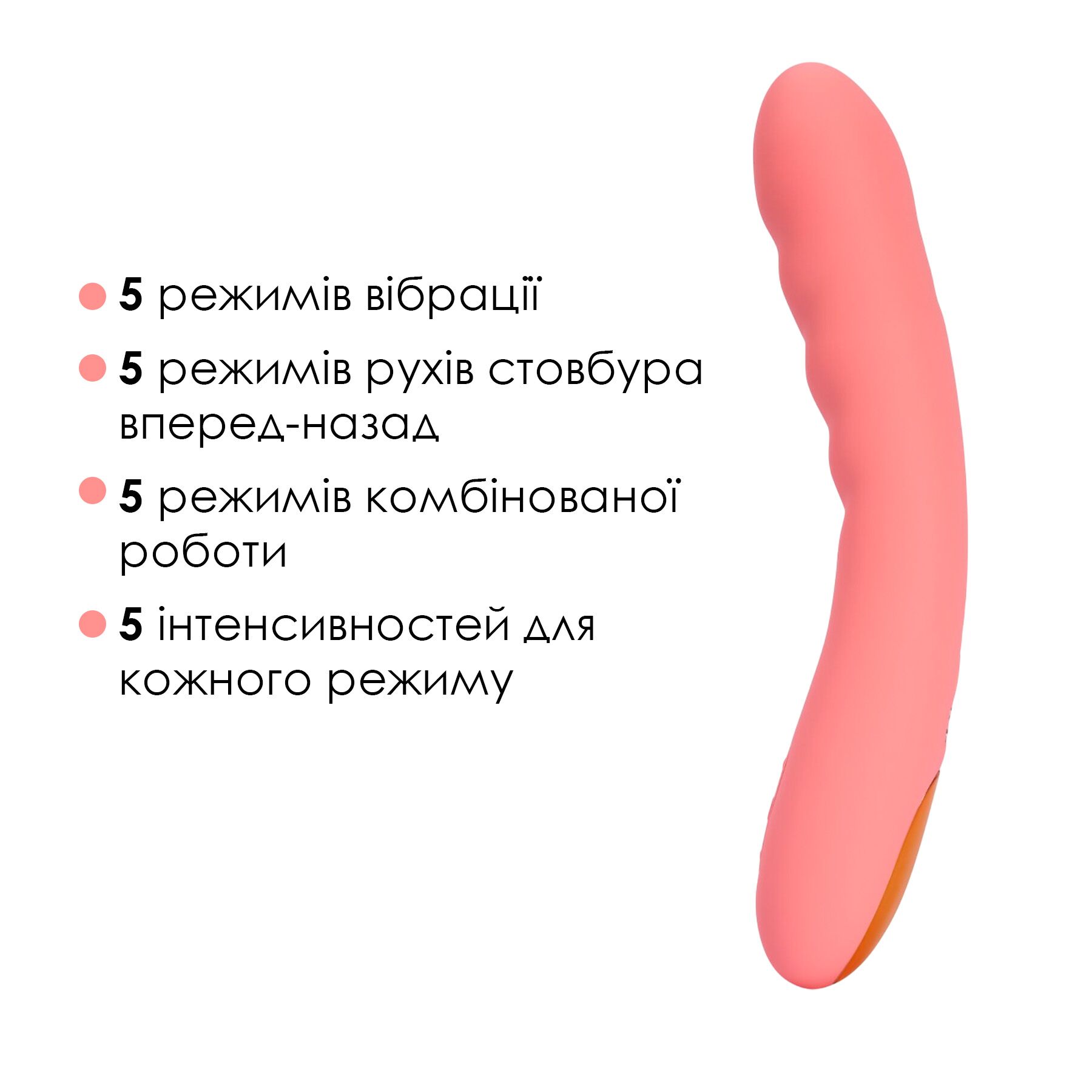 Смарт-вібратор з пульсацією Svakom Ava Neo Peach Pink, 15 режимів роботи, водонепроникний