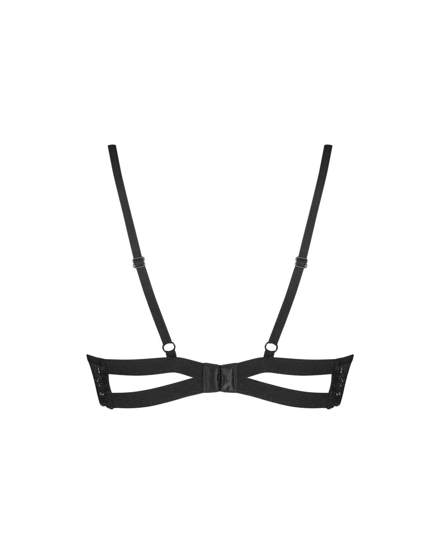 Бюстгальтер Obsessive Nutris bra, XL/2XL, мереживо, м’які чашки, кісточки під грудьми