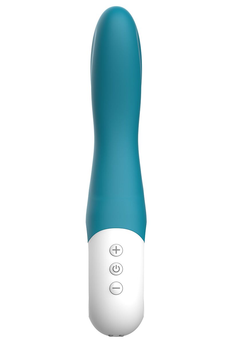 Вібратор точки G Liebe Bend It Rechargeable Ocean Blue, 10 режимів, дуже потужний, гнучкий стовбур