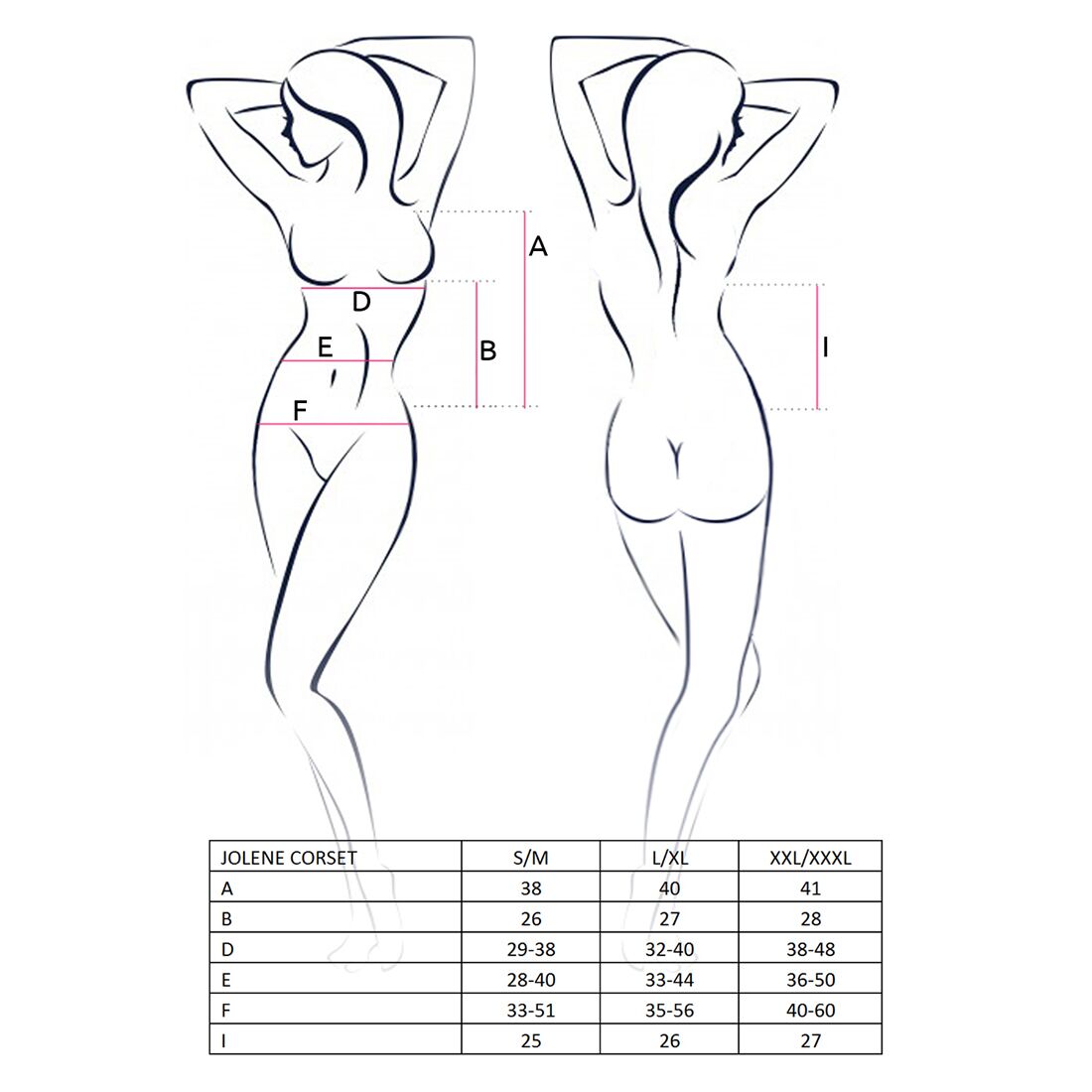 Корсет з пажами Passion JOLENE CORSET L/XL, black, трусики, напіввідчинені груди, напівпрозорий