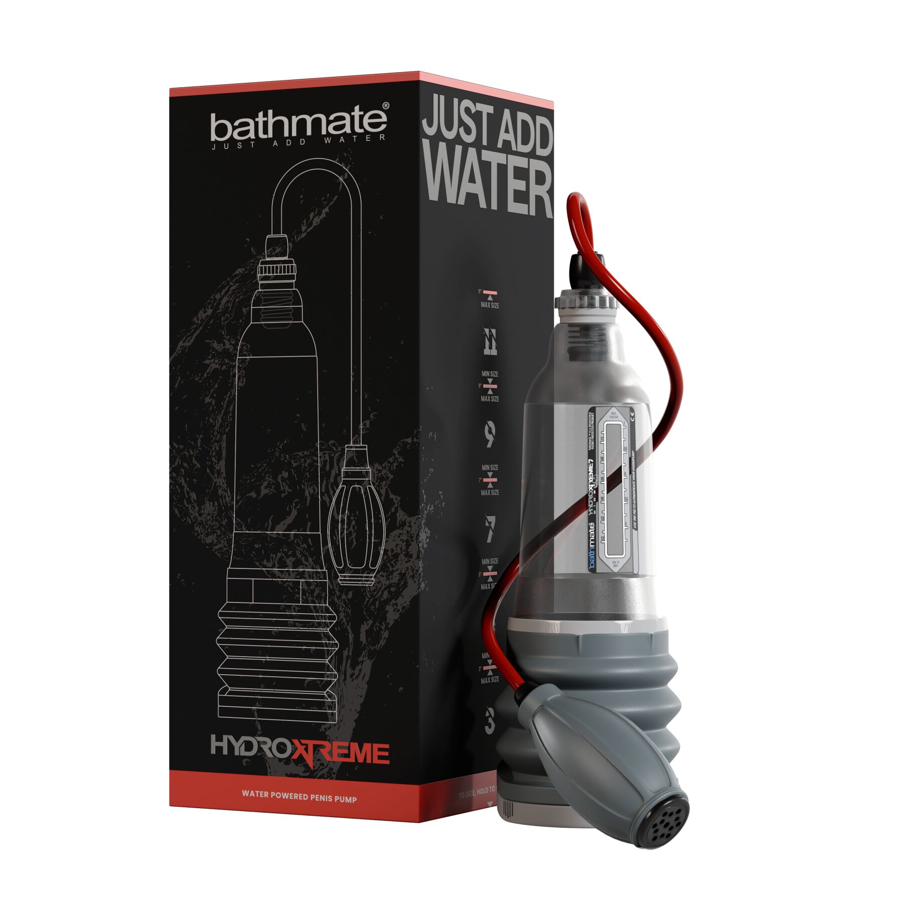 Гідропомпа Bathmate HydroXtreme 7 Wide Boy для члена довжиною від 12,5 до 18 см, діаметр до 5,5 см