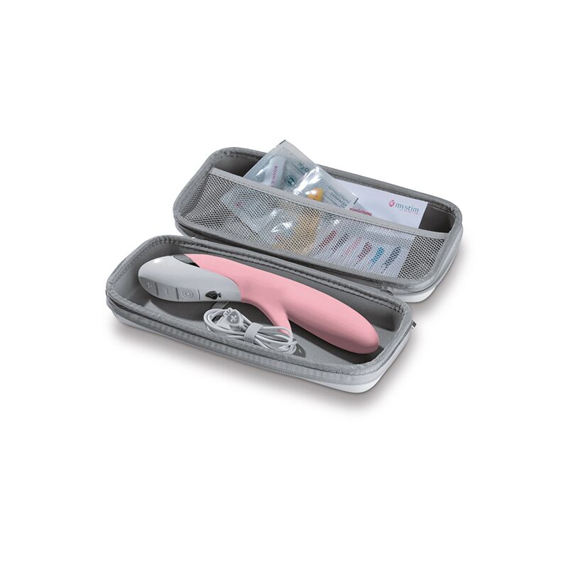 Вібратор-кролик Mystim Danny Divido Candy Rose з глибокою вібрацією, 2 мотори