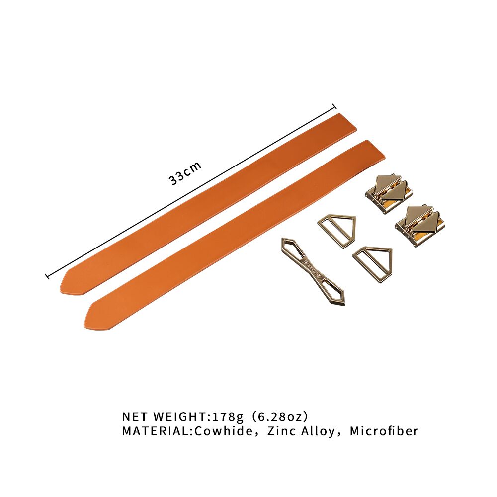 Фіксатори для рук та ніг LOCKINK Wristcuffs/Anklecuffs, коричневі, натуральна шкіра