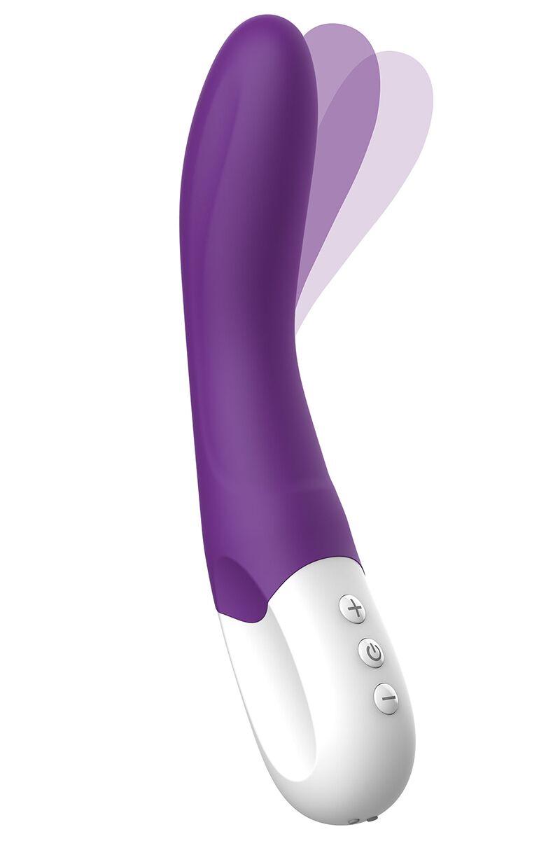 Вібратор точки G Liebe Bend It Rechargeable Purple, 10 режимів, дуже потужний, гнучкий стовбур