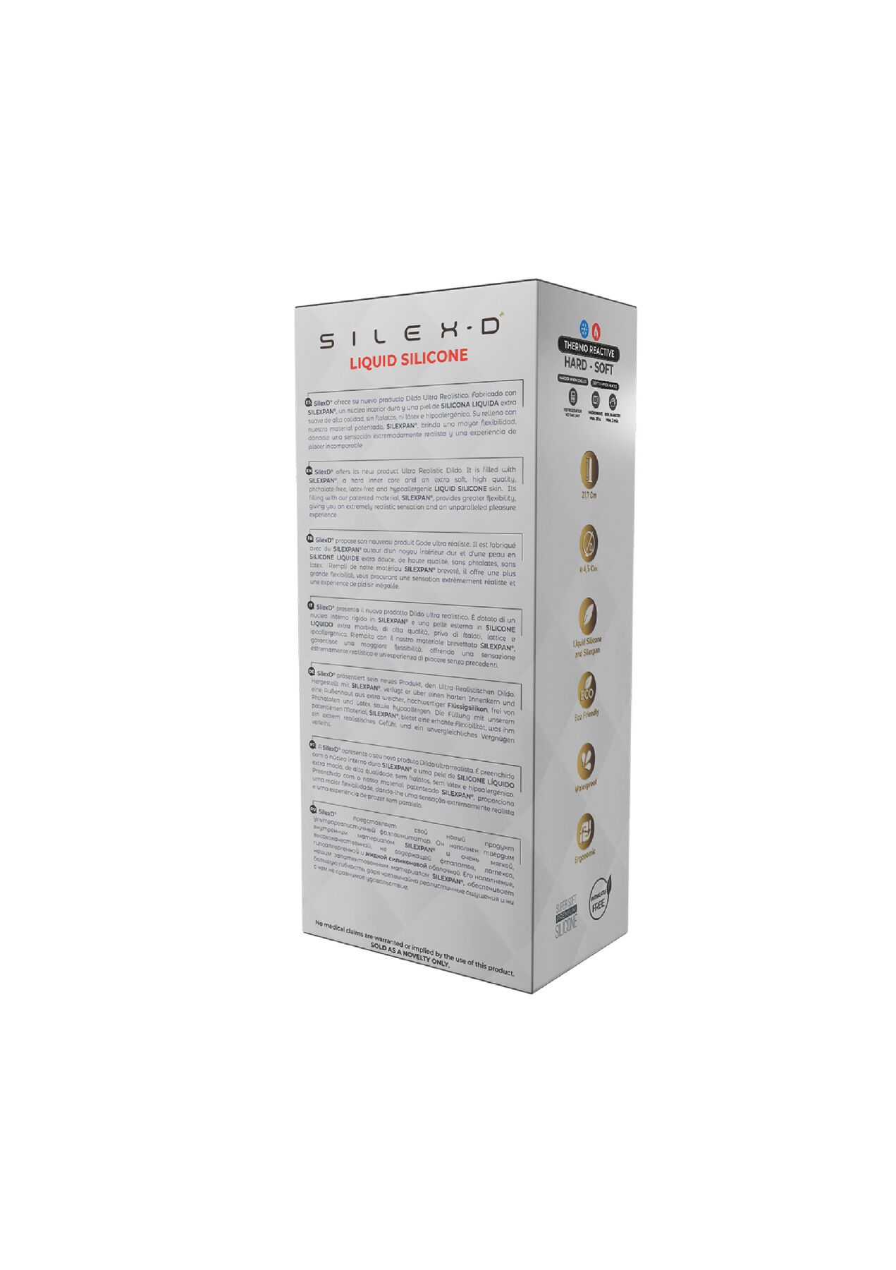 Фалоімітатор SilexD Oscar Flesh (MODEL 2 size 9in) Liquid Silicone, підходить для торса Apollo S і L