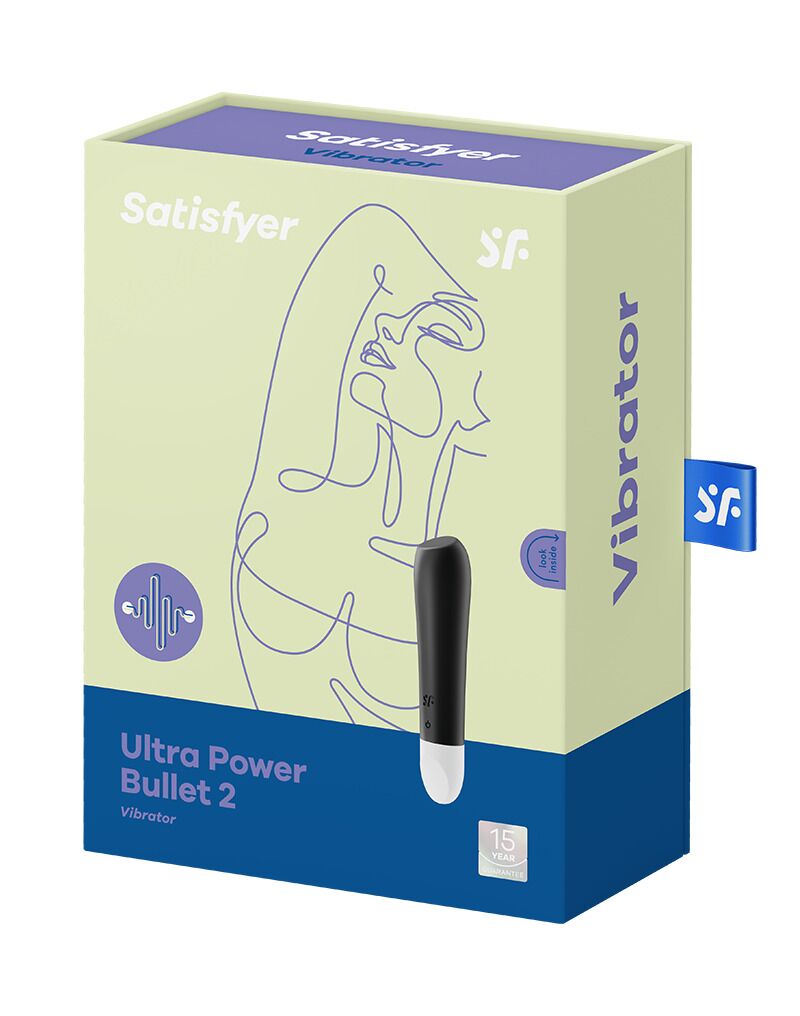 Вібропуля перезаряджаєма Satisfyer Ultra Power Bullet 2 Black