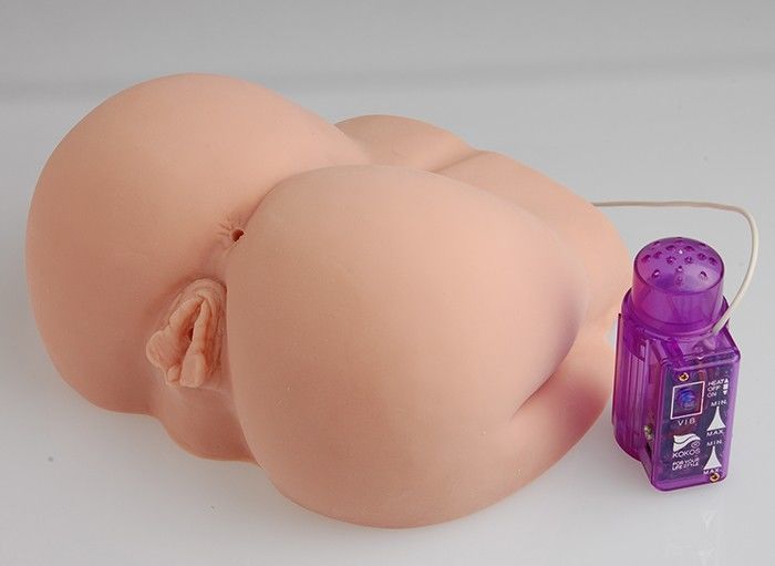 Мастурбатор-попка Kokos Oknyeo 2WayPlus з функцією масажу та вібрацією, два входи: вагіна та попка