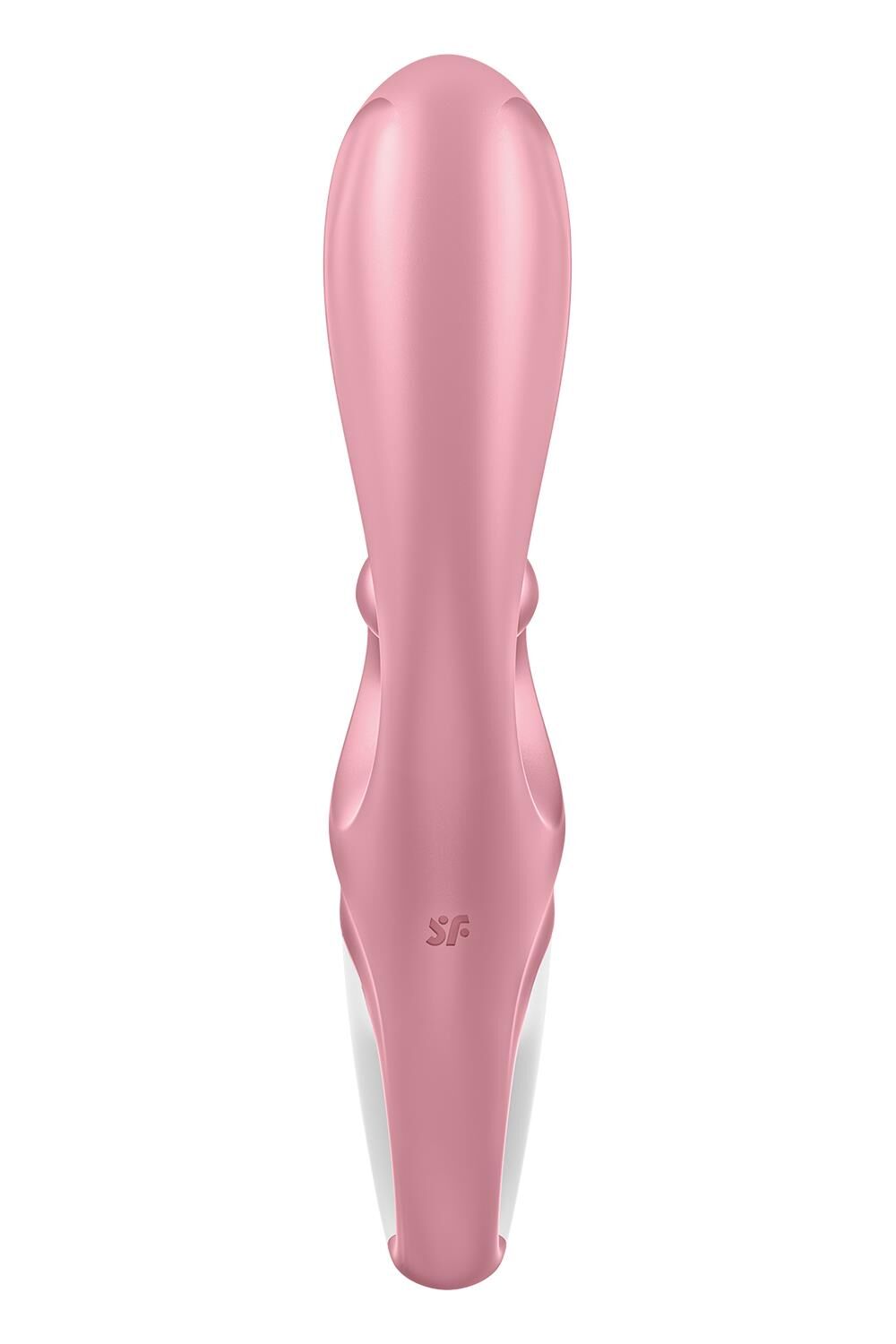 Смарт вібратор-кролик Satisfyer Hug Me Pink, 2 мотори, діаметр 4,2см, широка кліторальна частина