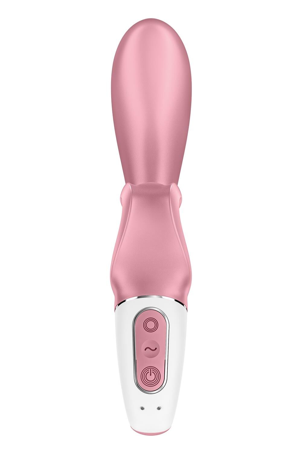 Смарт вібратор-кролик Satisfyer Hug Me Pink, 2 мотори, діаметр 4,2см, широка кліторальна частина