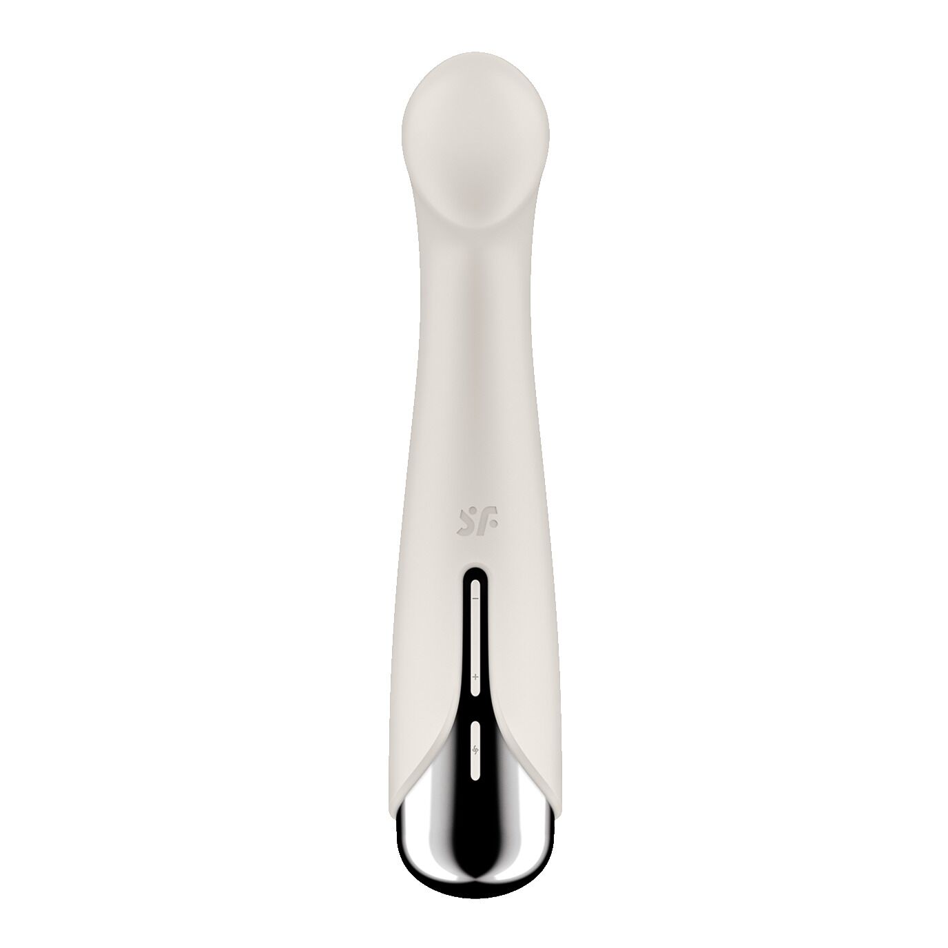 Вібратор з ротацією Satisfyer Spinning G-Spot 1 Beige, плоский майданчик для стимуляції точки G