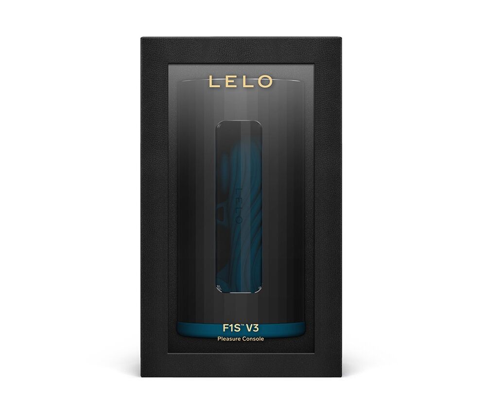 Смарт-мастурбатор LELO F1S V3 Teal, 2 мотори, 8 режимів, стимуляція звуковими хвилями